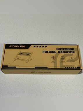 PCONLINE Notebook Folding Radiator - Black NIB